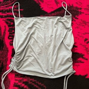 GREEN CROP TOP